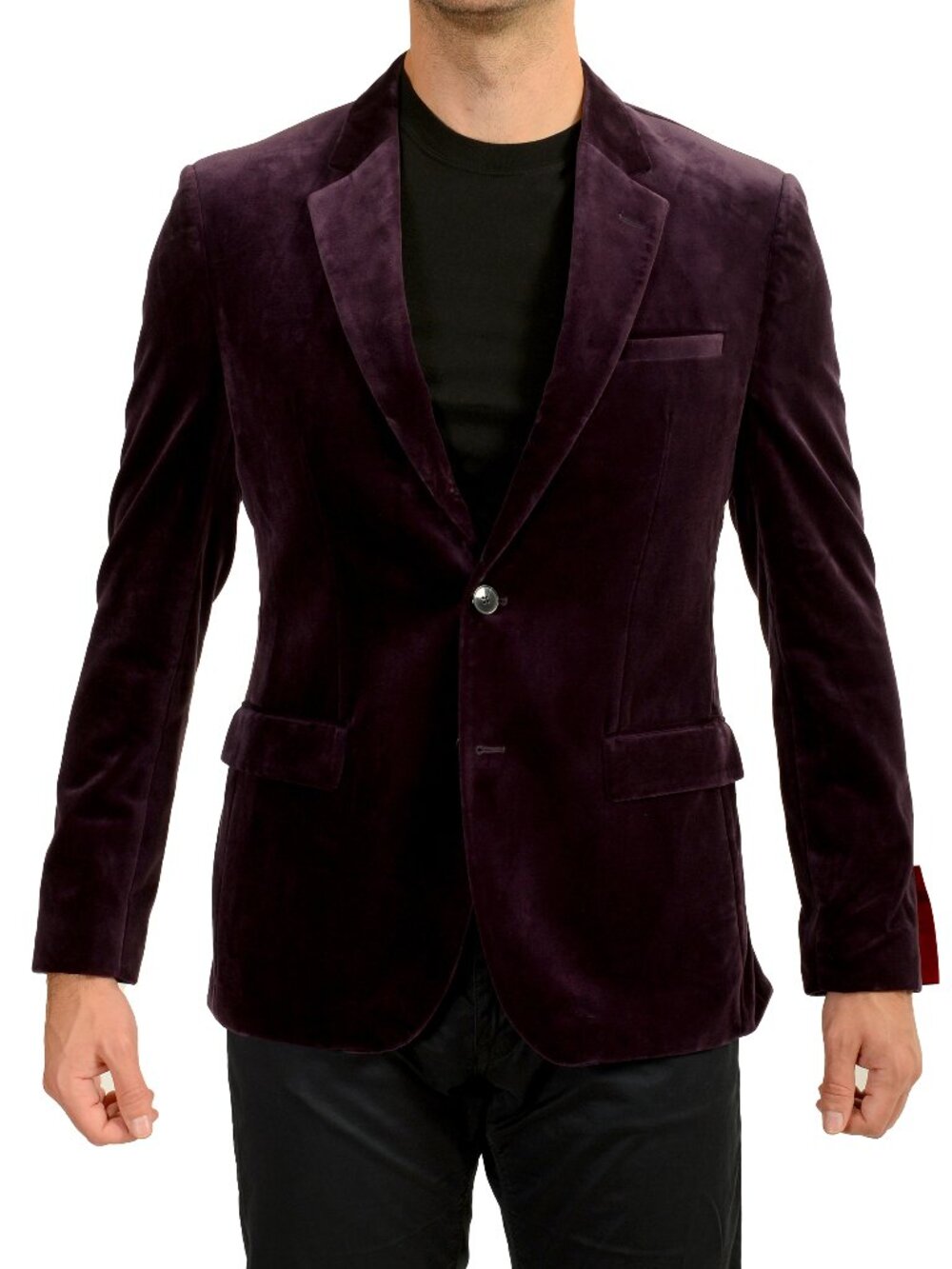 Hugo Boss Men's "Karl232X" Modern Fit Velvet Purple Blazer US 38R IT 48R